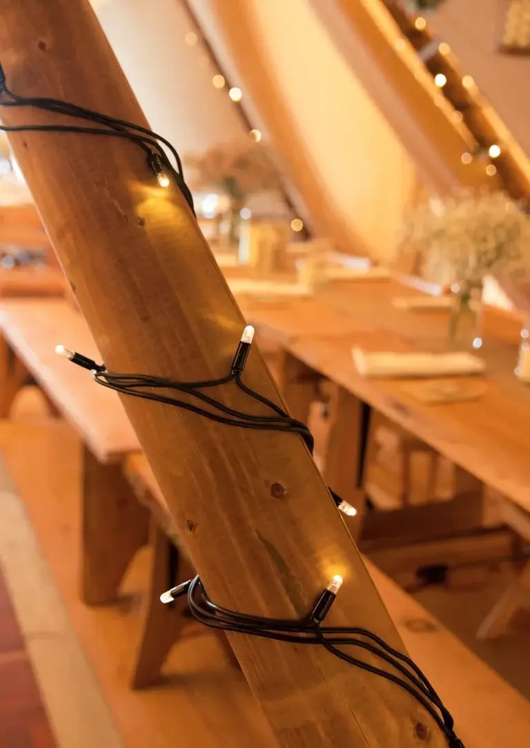 fairy light tent