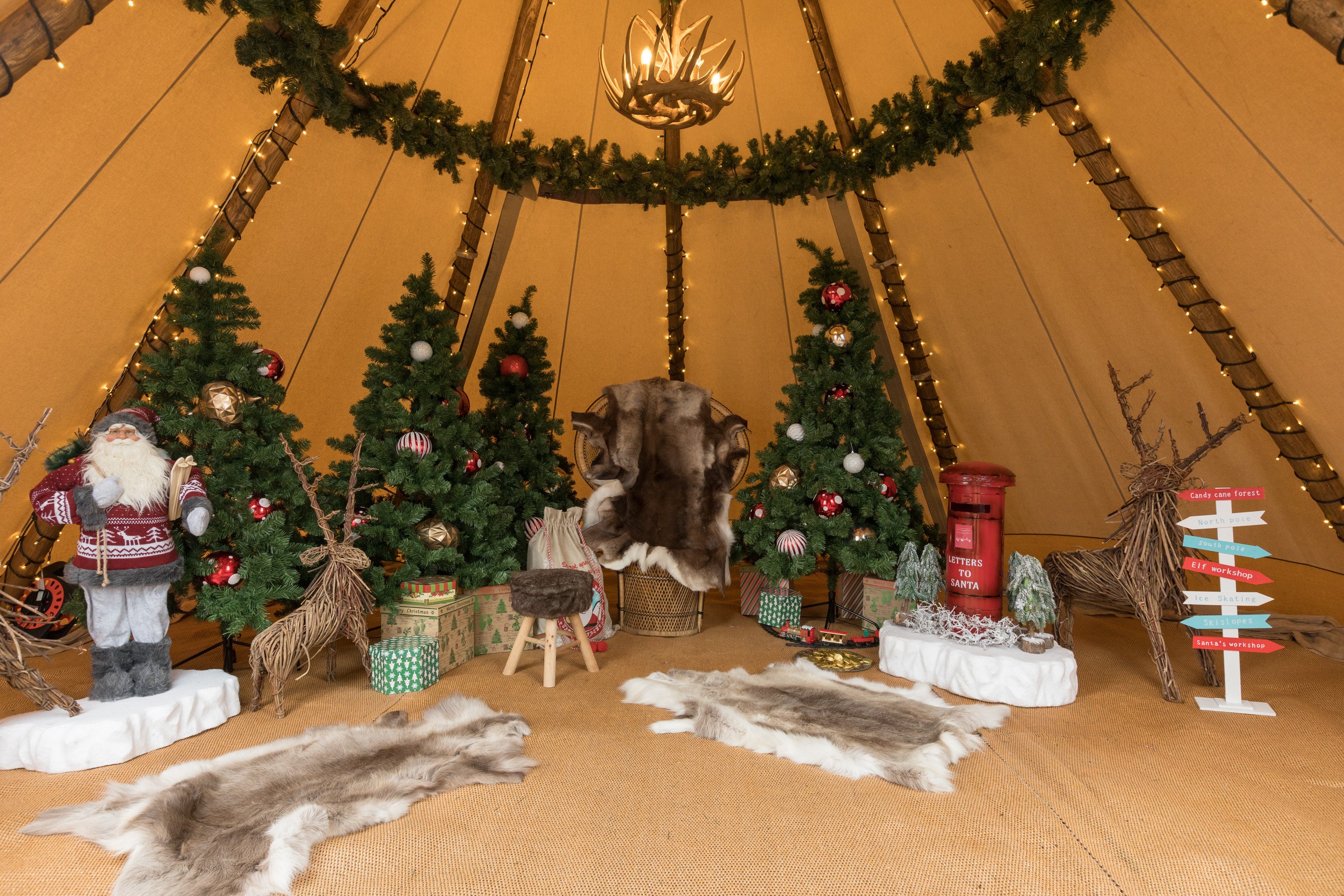 Tipi Santas Grotto