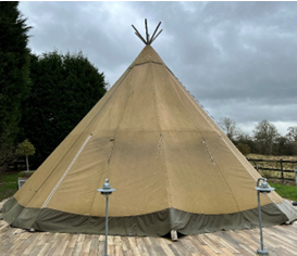 A tent on a brick surface

AI-generated content may be incorrect., Picture