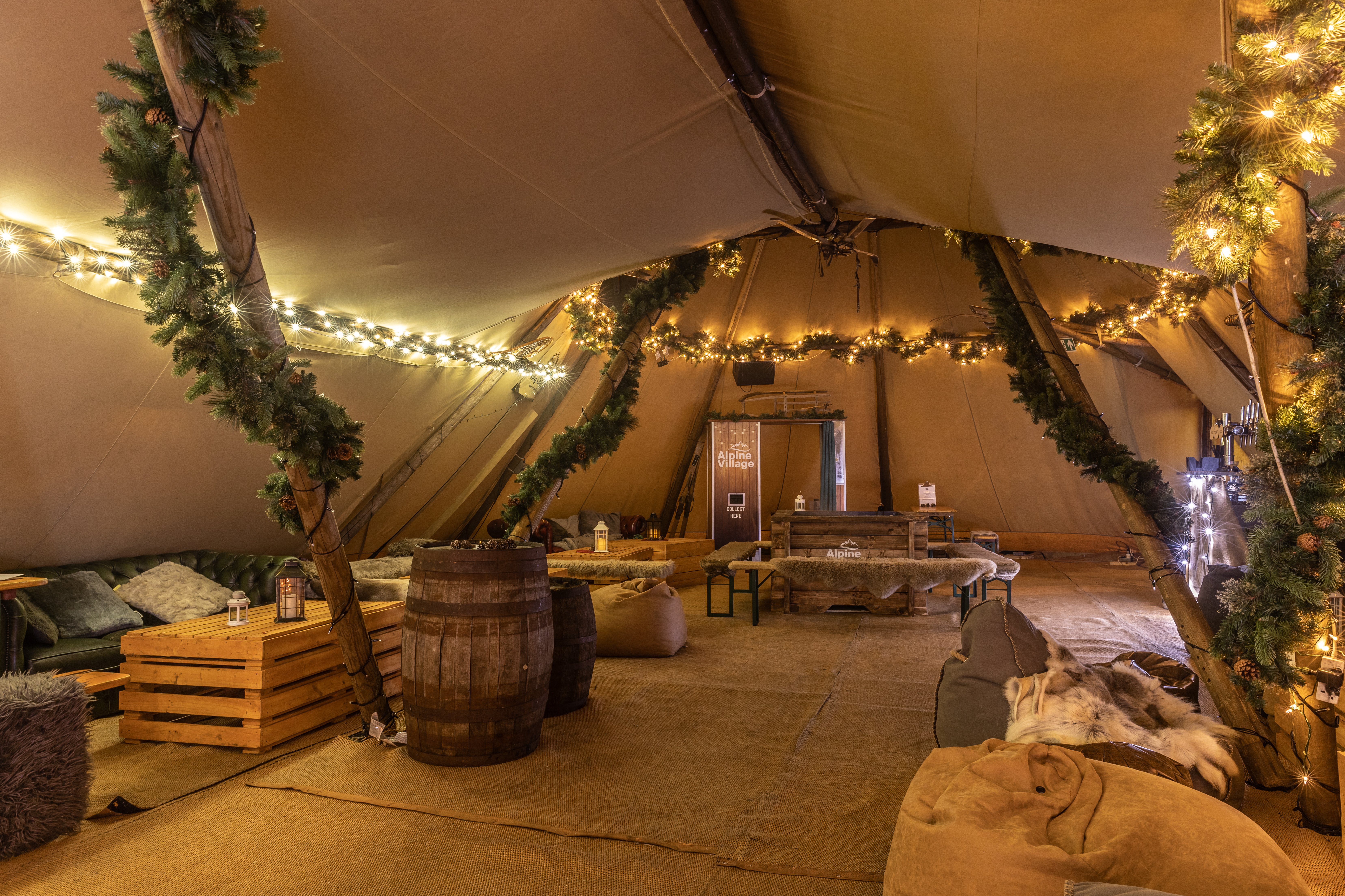 Create a Winter Wonderland: Using Tipis for Your Christmas Market